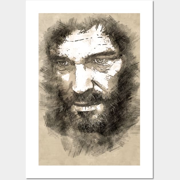 JOEL - A tribute to the LEGEND - Fan Art Sketch Artwork Wall Art by Naumovski